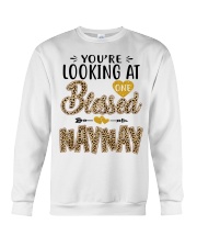 One Blessed Naynay - Leo Crewneck Sweatshirt tile