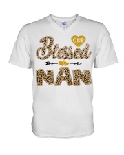 Blessed Nan - Leo V-Neck T-Shirt tile