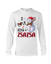 I Love Being A Zsazsa - Xmas Long Sleeve Tee tile