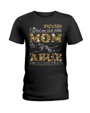 Mom And Abue - Bling 2022 Ladies T-Shirt tile