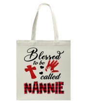 Blessed To Be Called Nannie - Red Tote Bag tile
