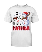 I Love Being A Nahni - Xmas Classic T-Shirt front