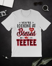 One Blessed Teetee - Red Classic T-Shirt lifestyle-mens-crewneck-front-16