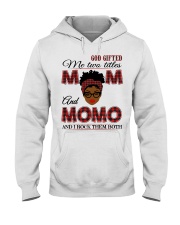 Mom And Momo Rock Them Both - B2 Hooded Sweatshirt tile