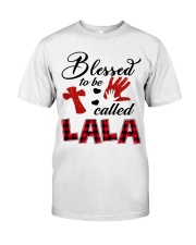 Blessed To Be Called Lala - Red Classic T-Shirt front