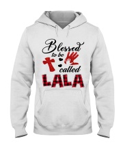 Blessed To Be Called Lala - Red Hooded Sweatshirt tile
