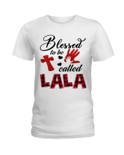 Blessed To Be Called Lala - Red Ladies T-Shirt tile