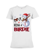 I Love Being A Birdie - Xmas Premium Fit Ladies Tee tile