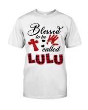 Blessed To Be Called Lulu - Red Classic T-Shirt front