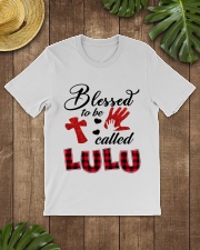 Blessed To Be Called Lulu - Red Classic T-Shirt lifestyle-mens-crewneck-front-18