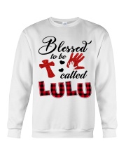 Blessed To Be Called Lulu - Red Crewneck Sweatshirt tile