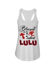 Blessed To Be Called Lulu - Red Ladies Flowy Tank tile