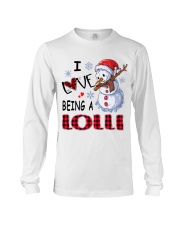 I Love Being A Lolli - Xmas Long Sleeve Tee tile