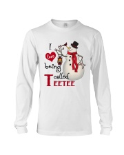 I Love Being Called Teetee - Xmas Long Sleeve Tee tile
