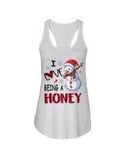 I Love Being A Honey - Xmas Ladies Flowy Tank tile