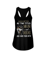 Mom And Deedee - Rock Them Both Cross Ladies Flowy Tank tile