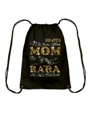 Mom And Rara - Bling M Drawstring Bag tile