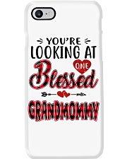 One Blessed Grandmommy - Red Phone Case tile