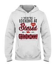 One Blessed Grandmommy - Red Hooded Sweatshirt tile