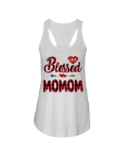 Blessed Momom - Red Ladies Flowy Tank tile