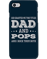 God Granted Me Two Titles Dad And Pops Phone Case tile