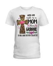 Mom Then A Grannie - Cross 2 Ladies T-Shirt tile