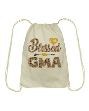 Blessed Gma - Leo Drawstring Bag tile