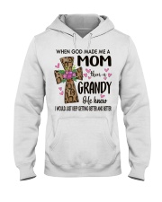 Mom Then A Grandy - Cross Hooded Sweatshirt tile