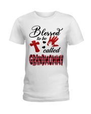 Blessed To Be Called Grandmommy - Red Ladies T-Shirt tile
