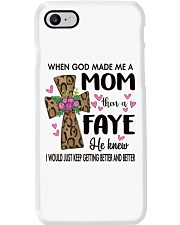 Mom Then A Faye - Cross Phone Case tile
