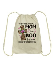 Mom Then A Boo - Cross Drawstring Bag tile