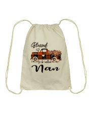 Blessed To Be Called Nan - Autumn Drawstring Bag tile
