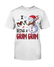 I Love Being A Gram Gram - Xmas Classic T-Shirt front
