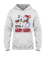 I Love Being A Gram Gram - Xmas Hooded Sweatshirt tile