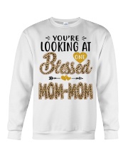 One Blessed Mom-Mom - Leo Crewneck Sweatshirt tile