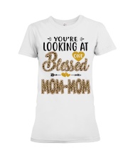 One Blessed Mom-Mom - Leo Premium Fit Ladies Tee tile