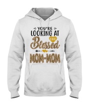 One Blessed Mom-Mom - Leo Hooded Sweatshirt tile