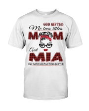 Mom And Mia - Red 2022 .Png Classic T-Shirt front