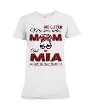 Mom And Mia - Red 2022 .Png Premium Fit Ladies Tee tile