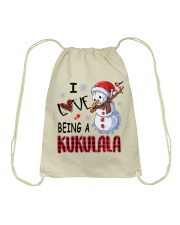 I Love Being A Kukulala - Xmas Drawstring Bag tile