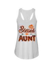 Blessed Aunt - Autumn Ladies Flowy Tank tile
