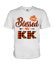 Blessed KK - Autumn V-Neck T-Shirt tile