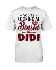 One Blessed Didi - Red Classic T-Shirt front
