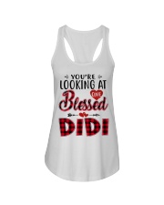 One Blessed Didi - Red Ladies Flowy Tank tile
