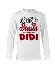 One Blessed Didi - Red Long Sleeve Tee tile