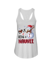I Love Being A Naunee - Xmas Ladies Flowy Tank tile
