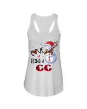 I Love Being A Cc - Xmas Ladies Flowy Tank tile