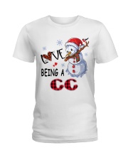 I Love Being A Cc - Xmas Ladies T-Shirt tile