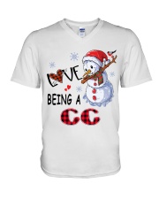 I Love Being A Cc - Xmas V-Neck T-Shirt tile