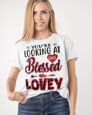 One Blessed Lovey - Red Classic T-Shirt apparel-classic-tshirt-lifestyle-front-100